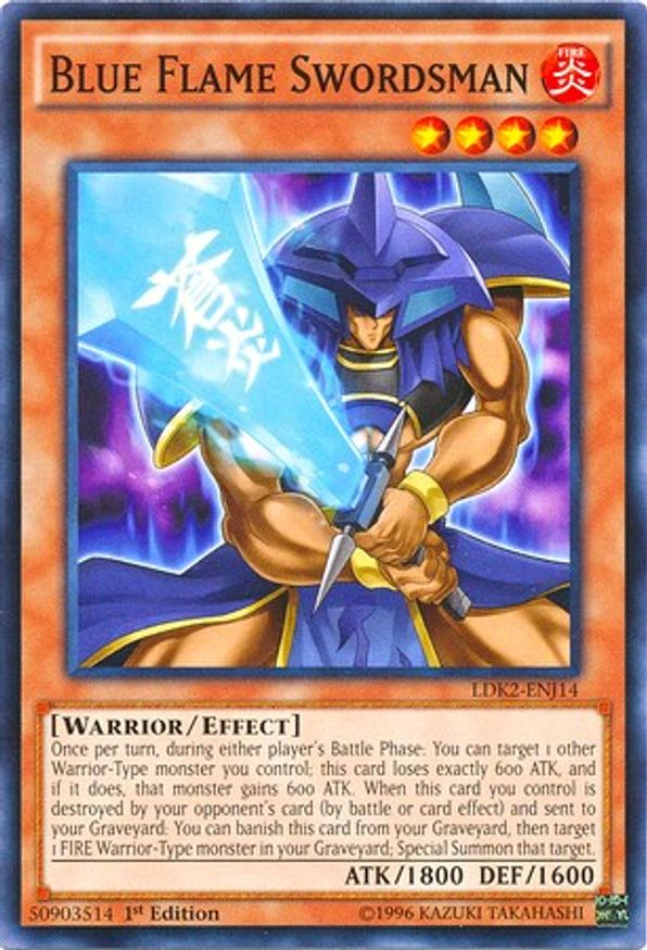 Blue Flame Swordsman | LDK2-ENJ14