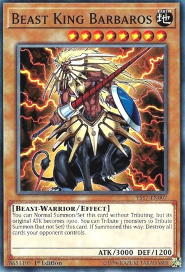 Beast King Barbaros | YS17-EN007