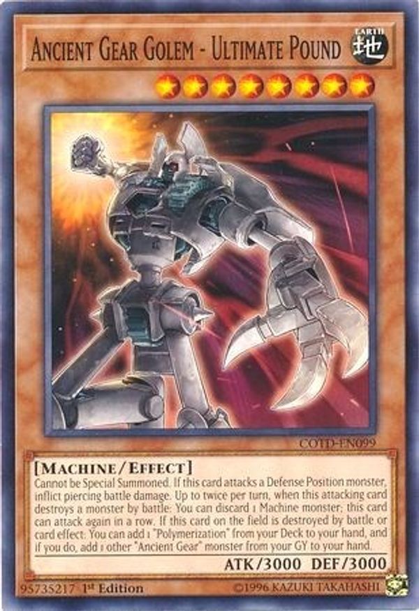 Ancient Gear Golem - Ultimate Pound | COTD-EN099