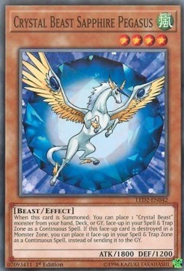 Crystal Beast Sapphire Pegasus | LED2-EN042