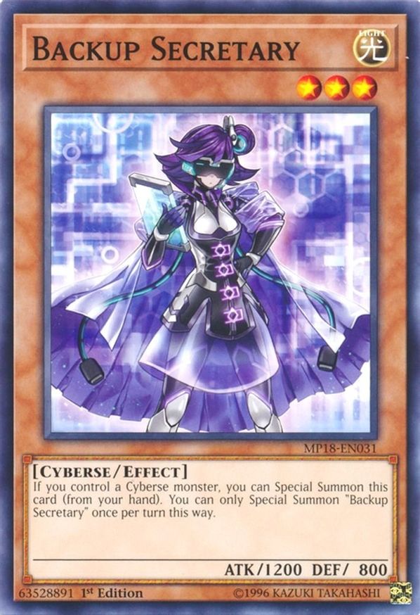 Backup Secretary | MP18-EN031