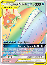 Thumbnail for Magikarp & Wailord GX (Secret) | 183/181