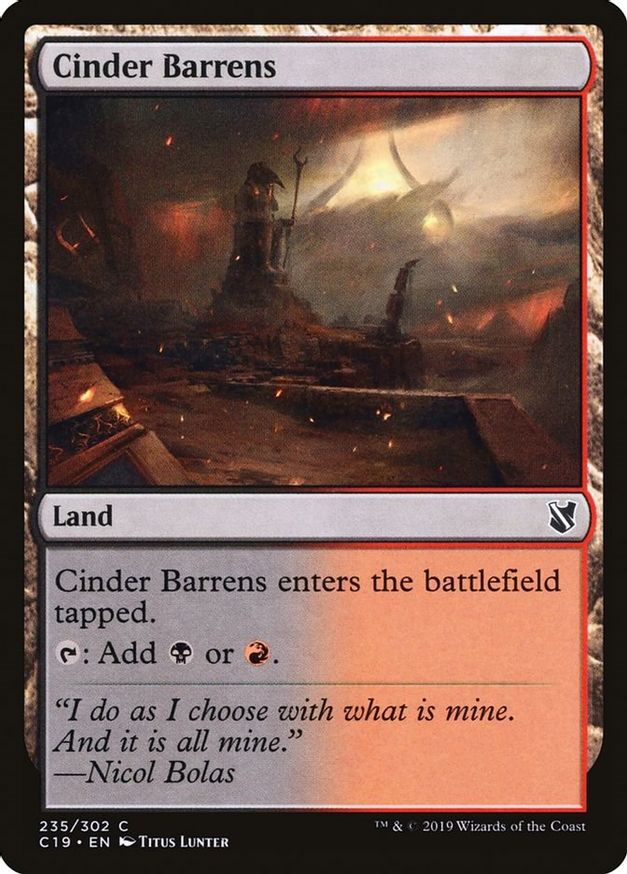 Cinder Barrens | 235