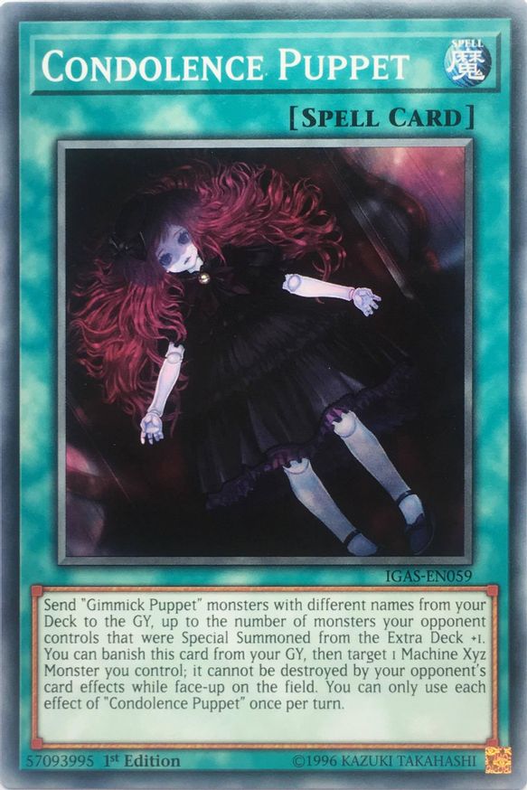 Condolence Puppet | IGAS-EN059