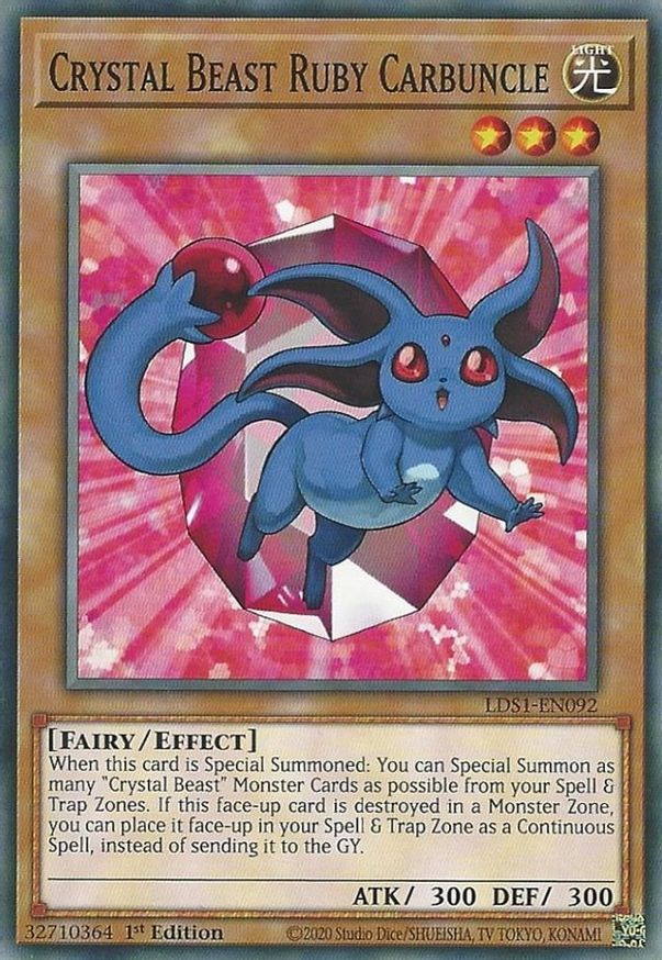 Crystal Beast Ruby Carbuncle | LDS1-EN092