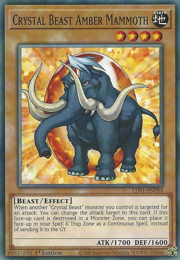 Crystal Beast Amber Mammoth | LDS1-EN094