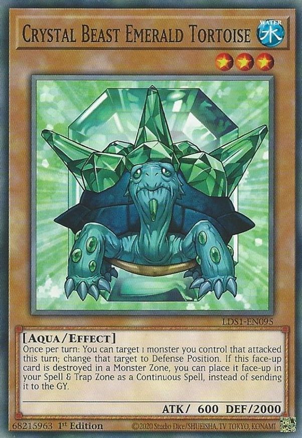 Crystal Beast Emerald Tortoise | LDS1-EN095