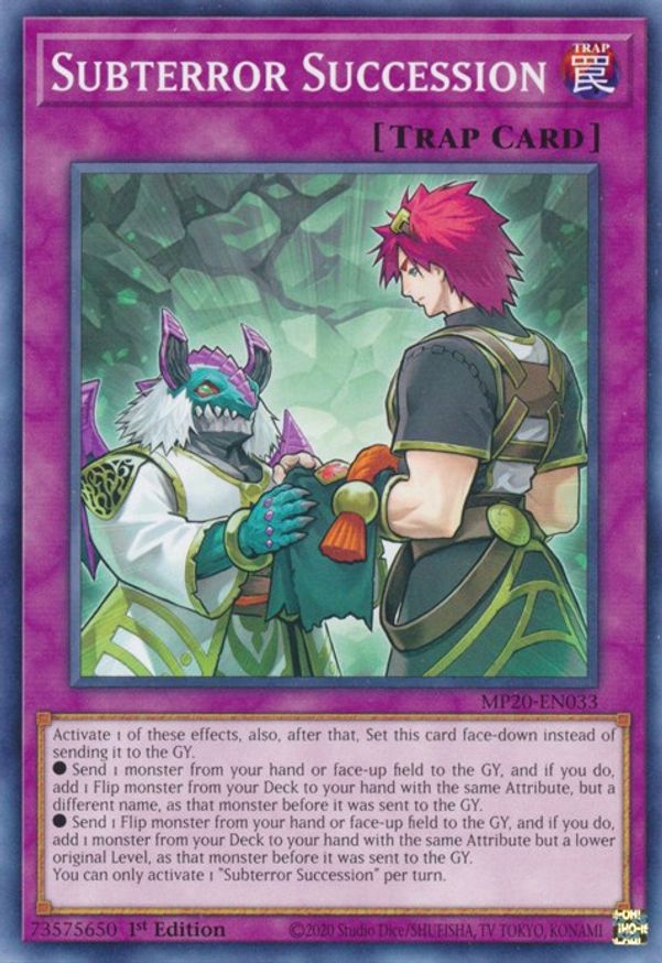 Subterror Succession | MP20-EN033