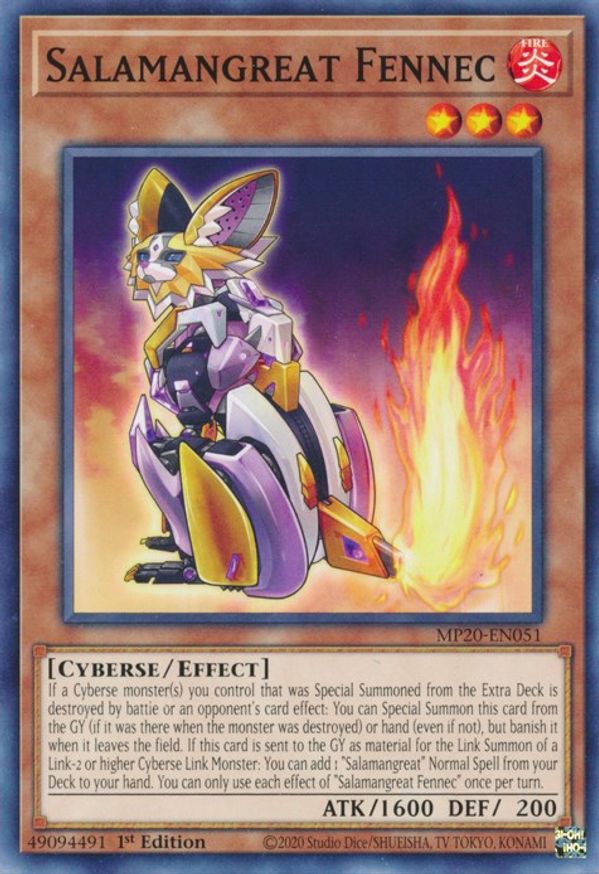 Salamangreat Fennec | MP20-EN051