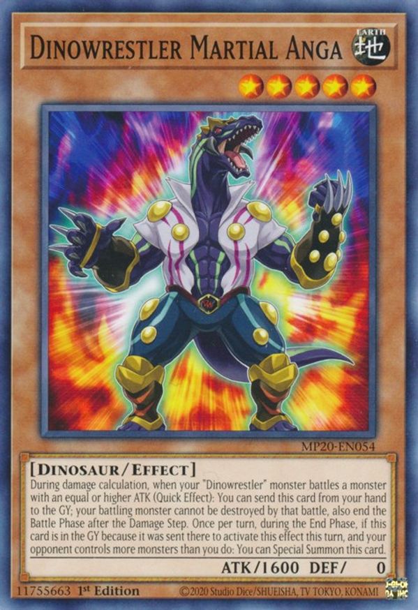 Dinowrestler Martial Anga | MP20-EN054