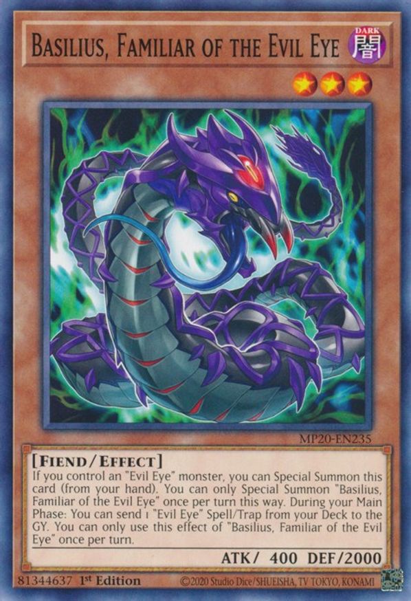 Basilius, Familiar of the Evil Eye | MP20-EN235