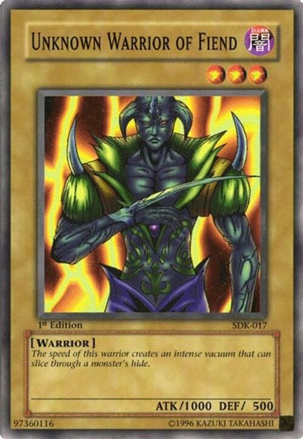 Unknown Warrior of Fiend | SDK-017