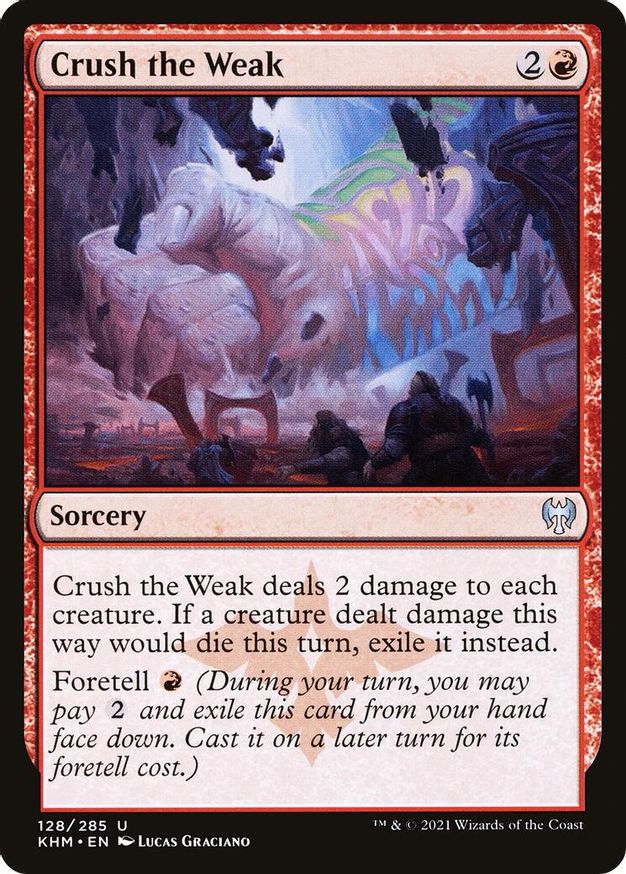 Crush the Weak | 128