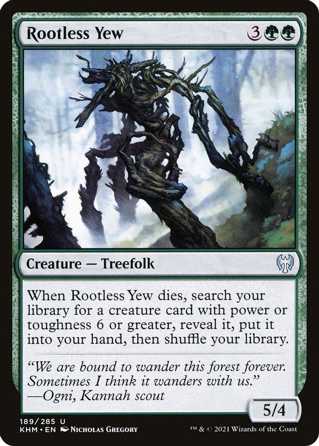Rootless Yew | 189