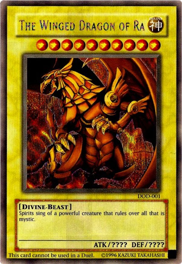 The Winged Dragon of Ra | DOD-001
