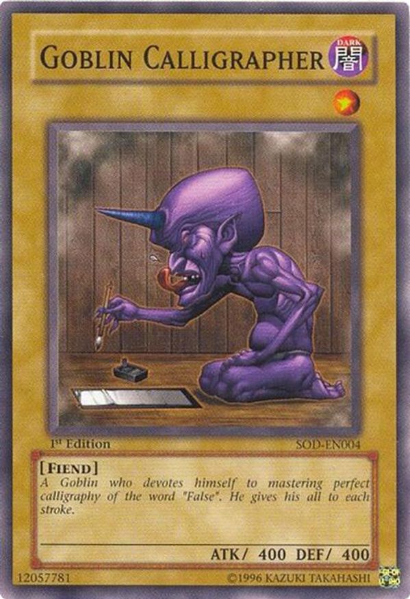 Goblin Calligrapher | SOD-EN004