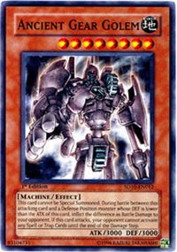 Thumbnail for Ancient Gear Golem | SD10-EN012
