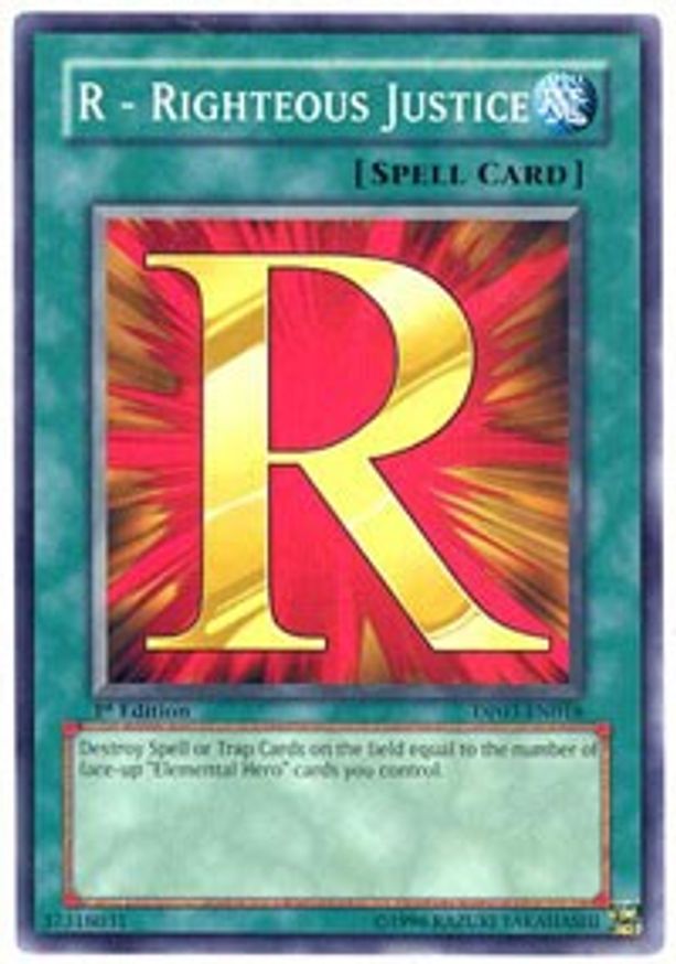 R - Righteous Justice | DP03-EN018