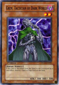 Thumbnail for Gren, Tactician of Dark World | STON-EN019