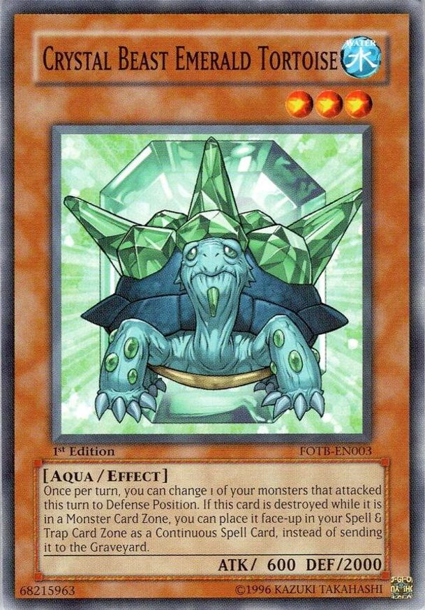 Crystal Beast Emerald Tortoise | FOTB-EN003