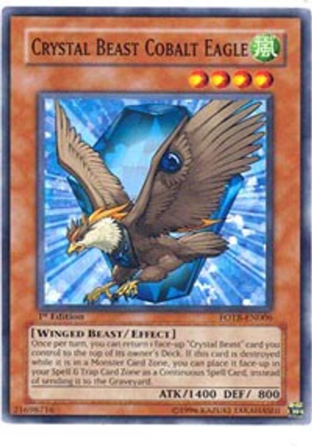 Crystal Beast Cobalt Eagle | FOTB-EN006