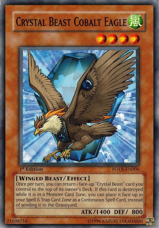 Crystal Beast Cobalt Eagle | FOTB-EN006