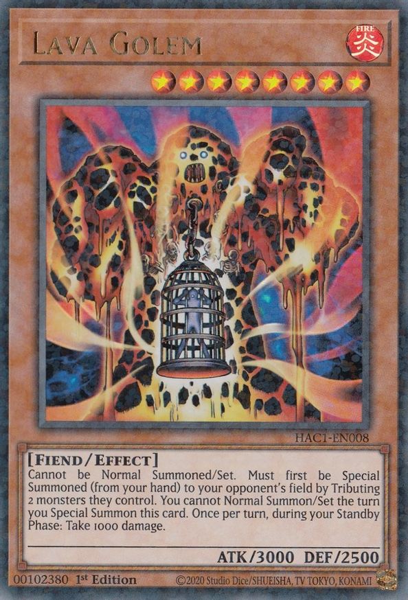 Lava Golem (Duel Terminal) | HAC1-EN008