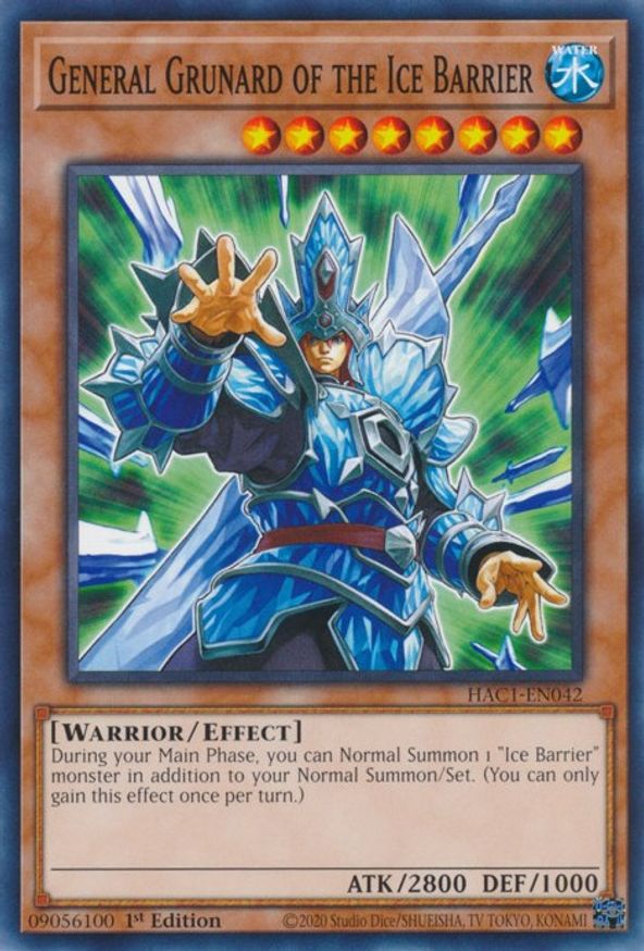 General Grunard of the Ice Barrier | HAC1-EN042