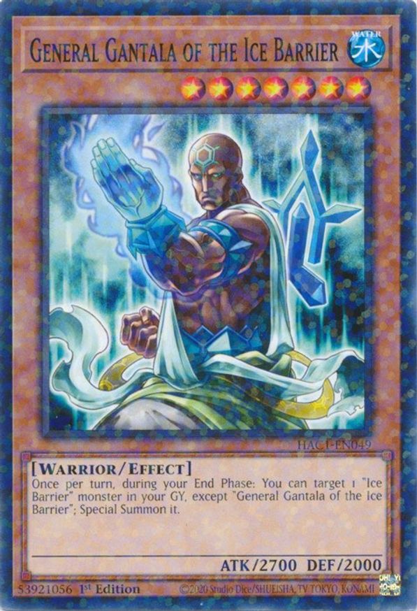 General Gantala of the Ice Barrier (Duel Terminal) | HAC1-EN049