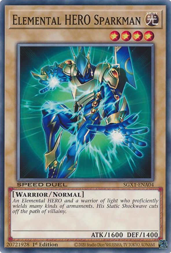 Elemental HERO Sparkman | SGX1-ENA04