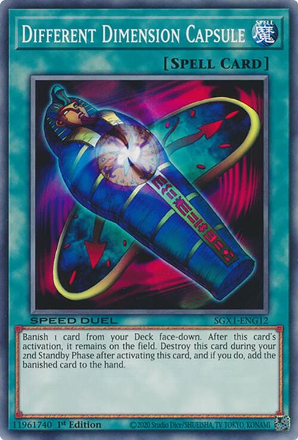 Different Dimension Capsule | SGX1-ENG12