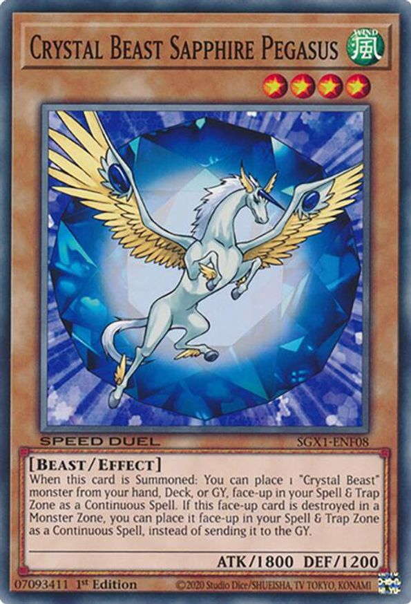 Crystal Beast Sapphire Pegasus | SGX1-ENF08