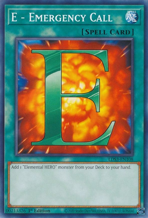 E - Emergency Call | LDS3-EN108