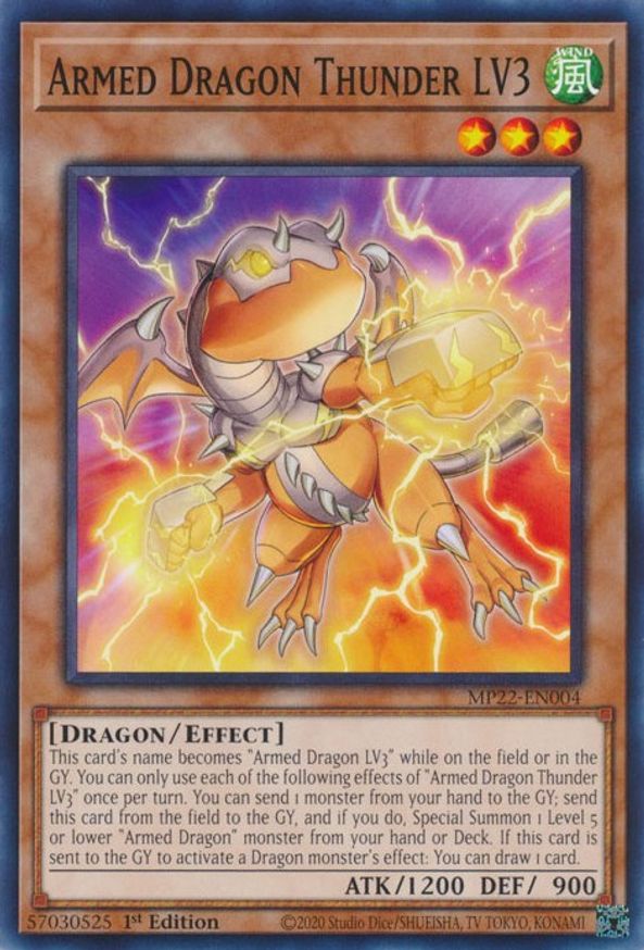 Armed Dragon Thunder LV3 | MP22-EN004