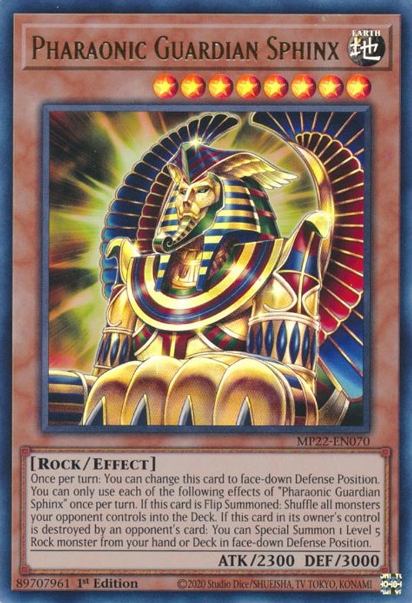 Pharaonic Guardian Sphinx | MP22-EN070