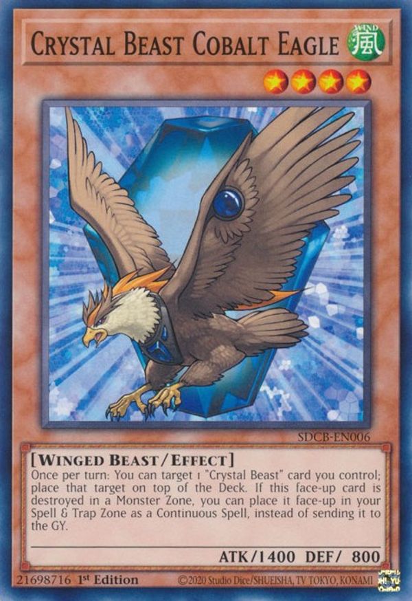 Crystal Beast Cobalt Eagle | SDCB-EN006