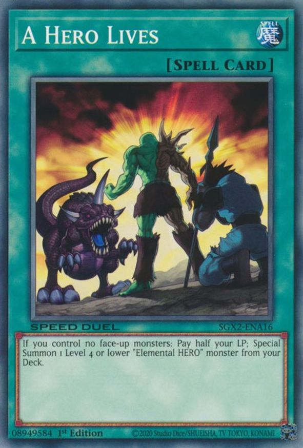 A Hero Lives | SGX2-ENA16