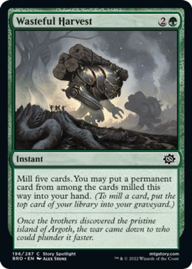 Wasteful Harvest | 196