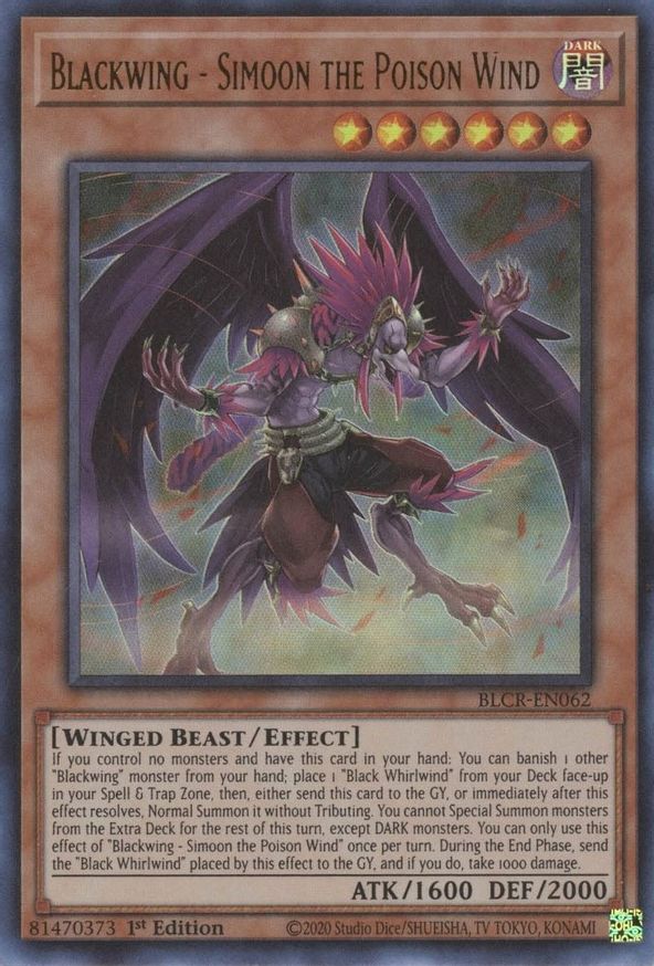 Blackwing - Simoon the Poison Wind | BLCR-EN062
