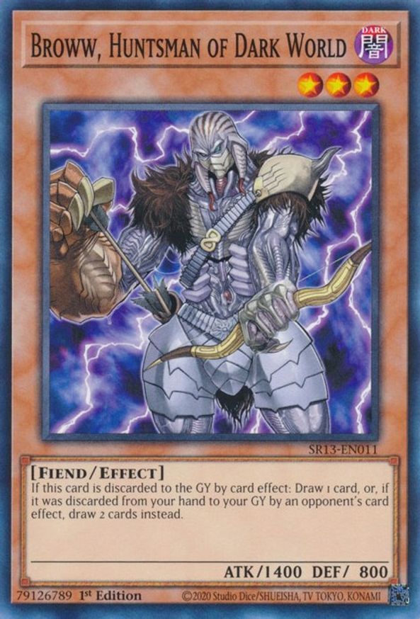 Broww, Huntsman of Dark World | SR13-EN011