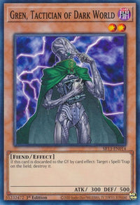 Thumbnail for Gren, Tactician of Dark World | SR13-EN014