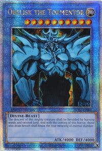Thumbnail for Obelisk the Tormentor (Quarter Century Secret Rare) | LC01-EN001