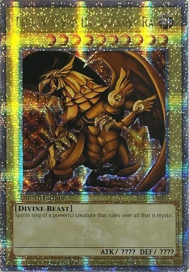 The Winged Dragon of Ra (Quarter Century Secret Rare) | LC01-EN003
