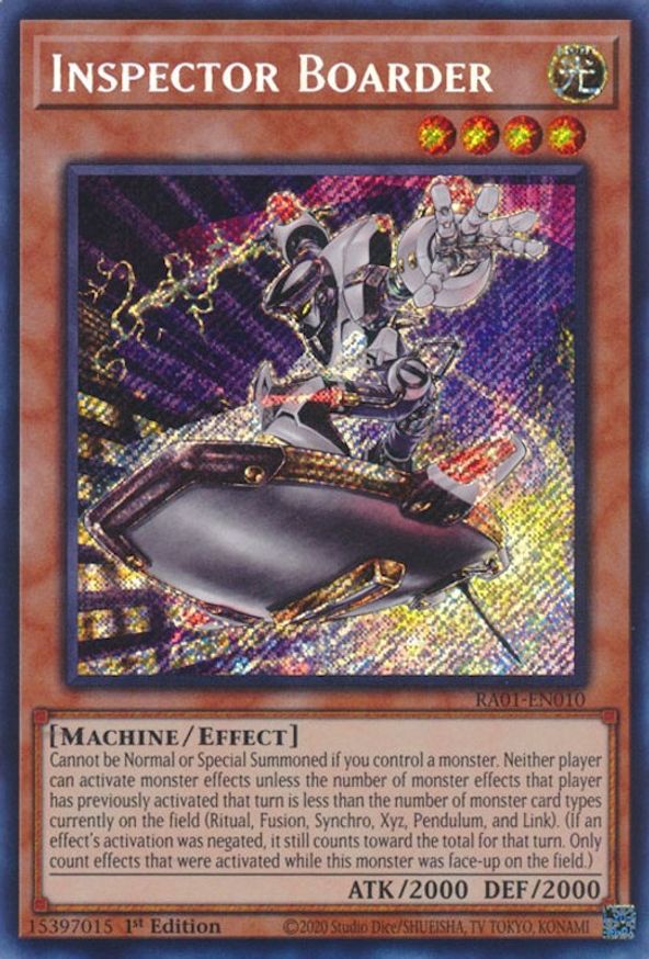 Inspector Boarder (Secret Rare) | RA01-EN010