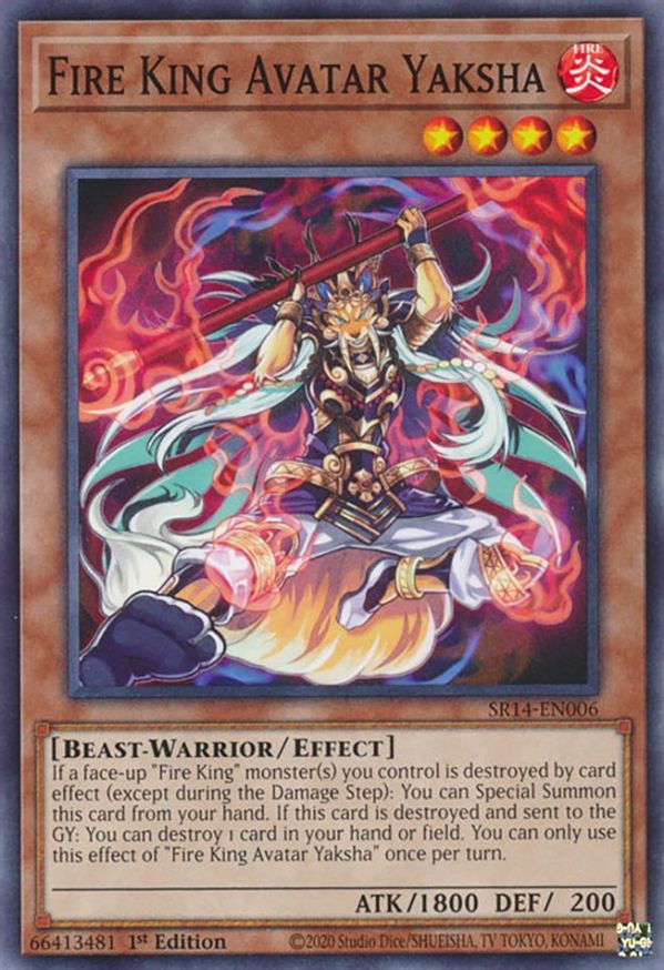 Fire King Avatar Yaksha | SR14-EN006