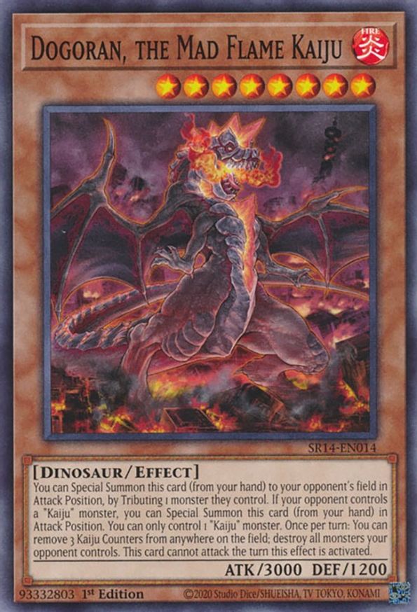 Dogoran, the Mad Flame Kaiju | SR14-EN014