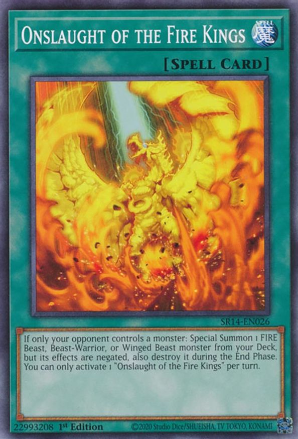 Onslaught of the Fire Kings | SR14-EN026