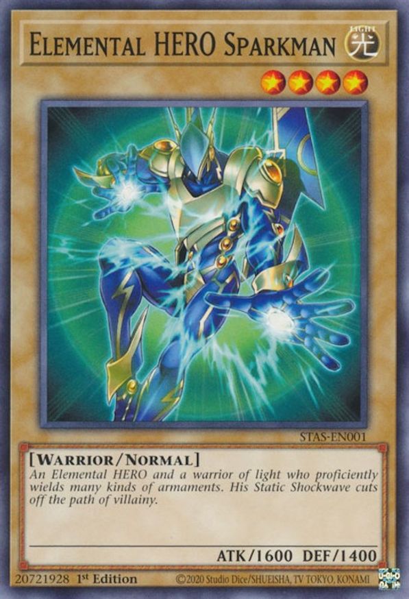 Elemental HERO Sparkman | STAS-EN001