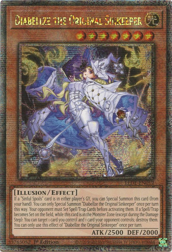 Diabellze the Original Sinkeeper (Quarter Century Secret Rare) | LEDE-EN012