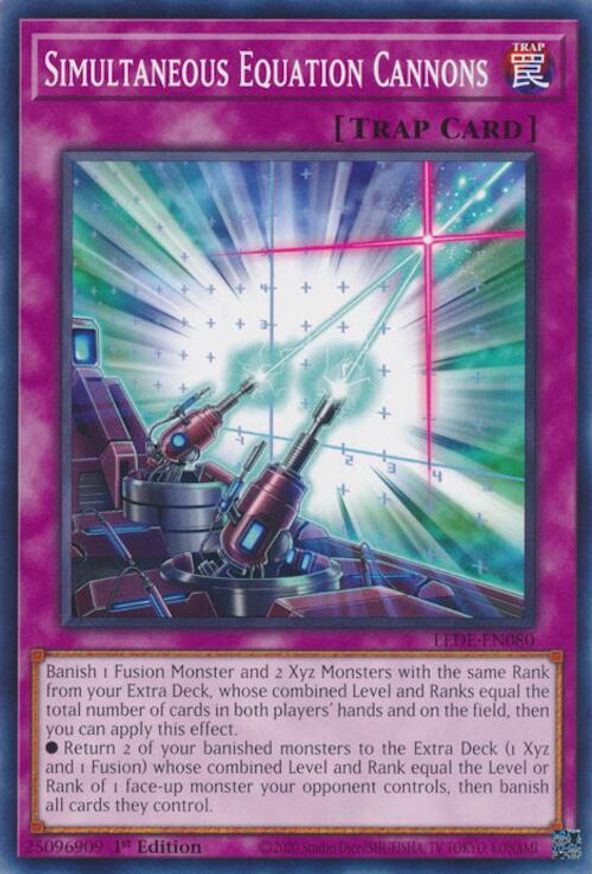 Simultaneous Equation Cannons | LEDE-EN080